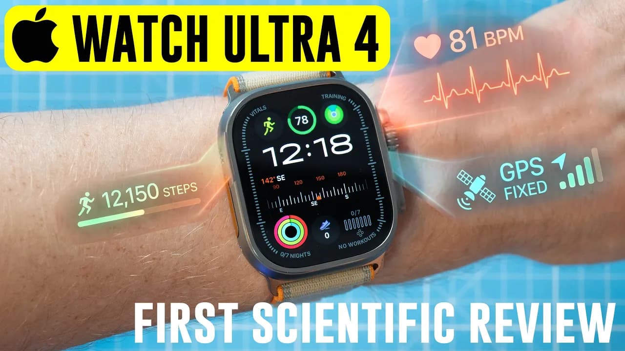 Apple Watch Ultra 4 - First Scientific Test!