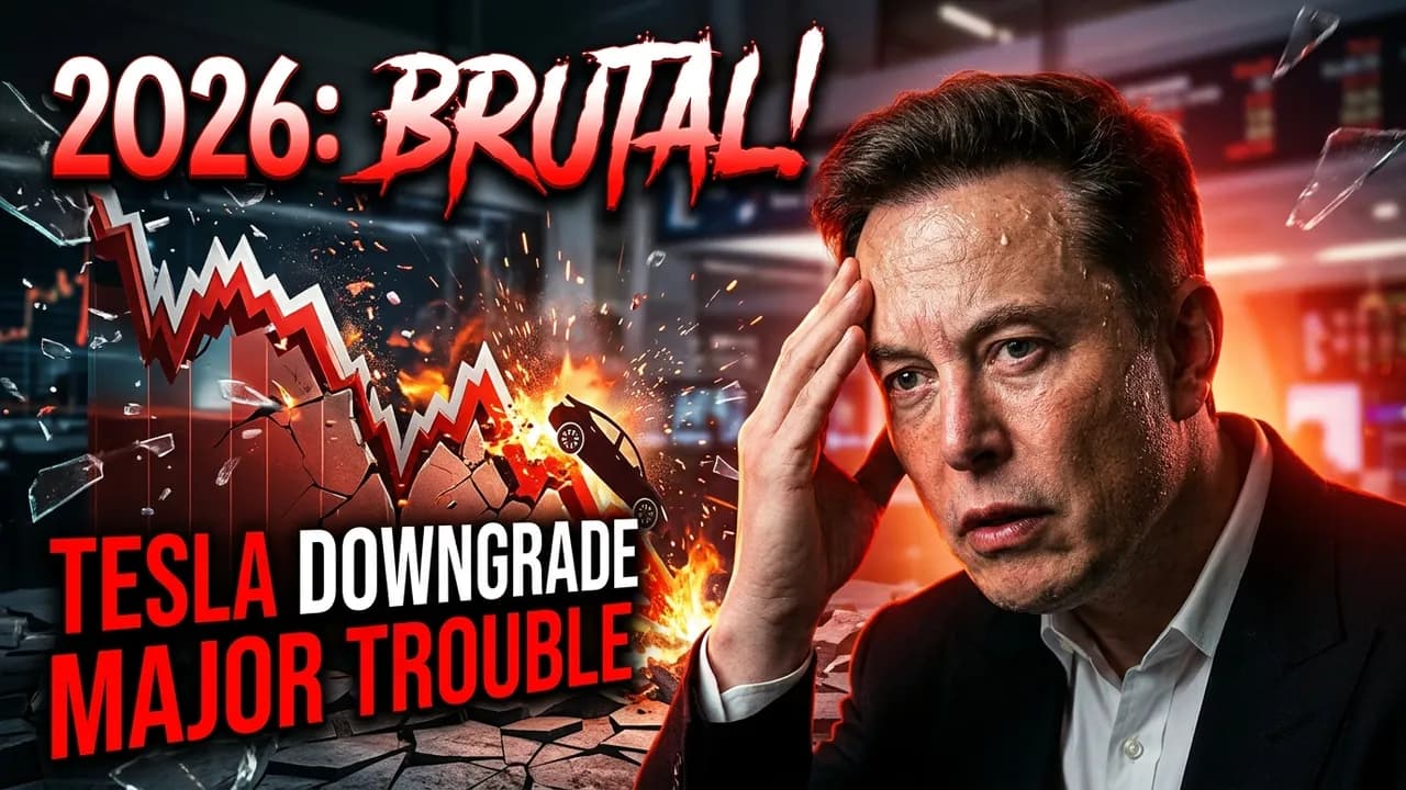 Tesla Downgrade Signals MAJOR Trouble Ahead | 2026 Will Be Brutal