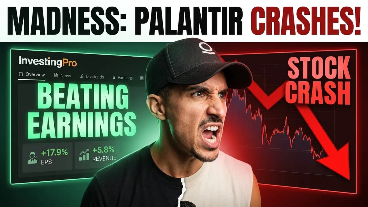 WHY IS PALANTIR CRASHING AFTER BEATING EARNINGS?!?