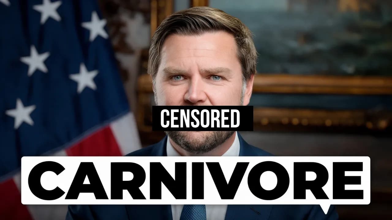 Why JD Vance Won’t Say the Word Carnivore