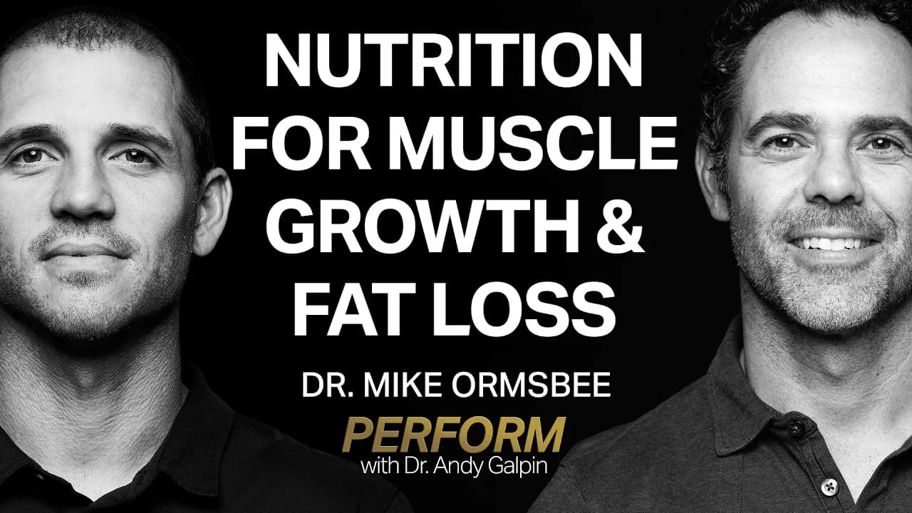 Dr. Michael Ormsbee: Food Timing, Nutrition & Supplements for Fat Loss, Muscle Growth & Recovery