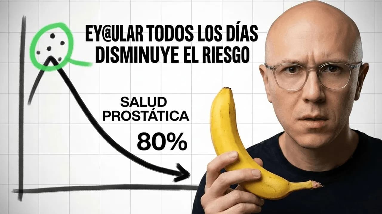 5 Pasos Para DISMINUIR El Riesgo De CÁNCER DE PRÓSTATA | 80% Menos De Probabilidades