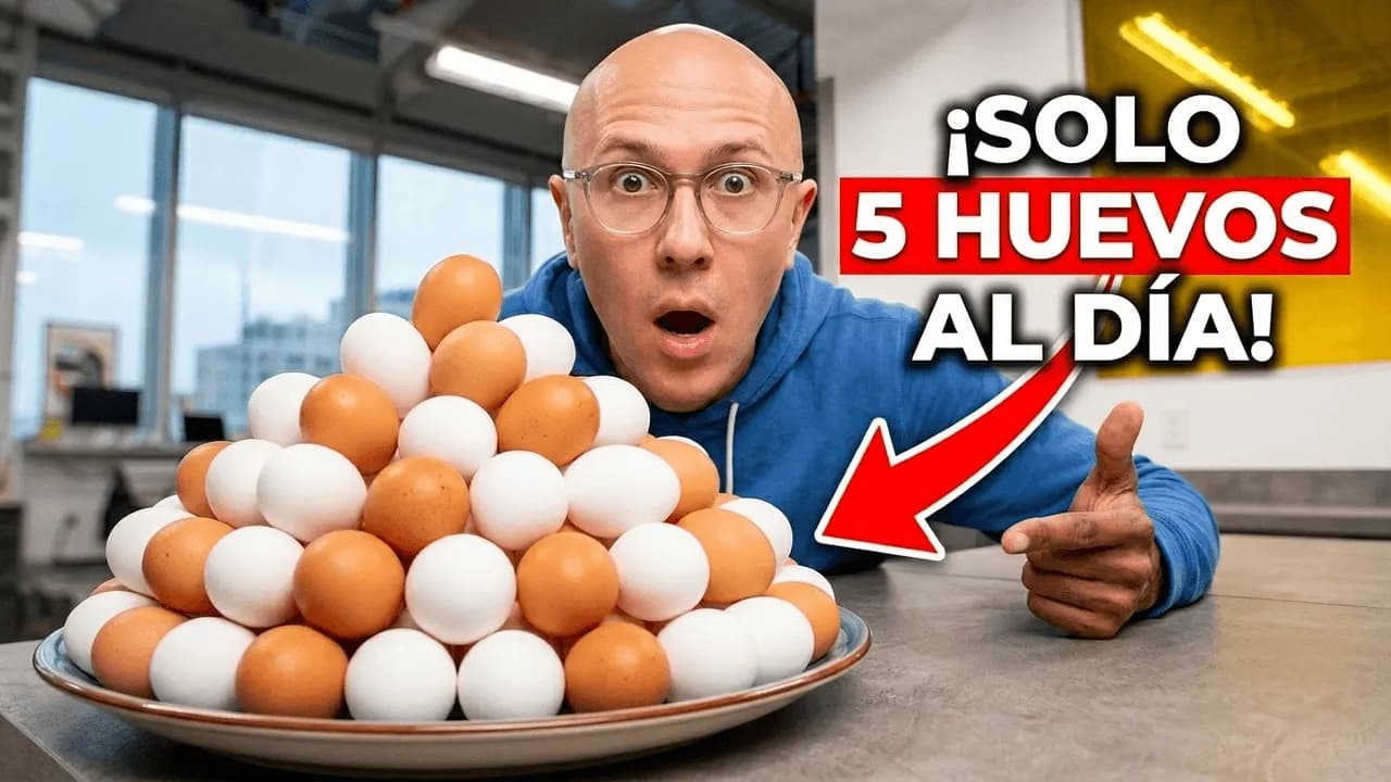 ¿Qué Pasa Si Comes 5 HUEVOS Al Día Durante Un Mes? Beneficios De Comer Huevo Diario