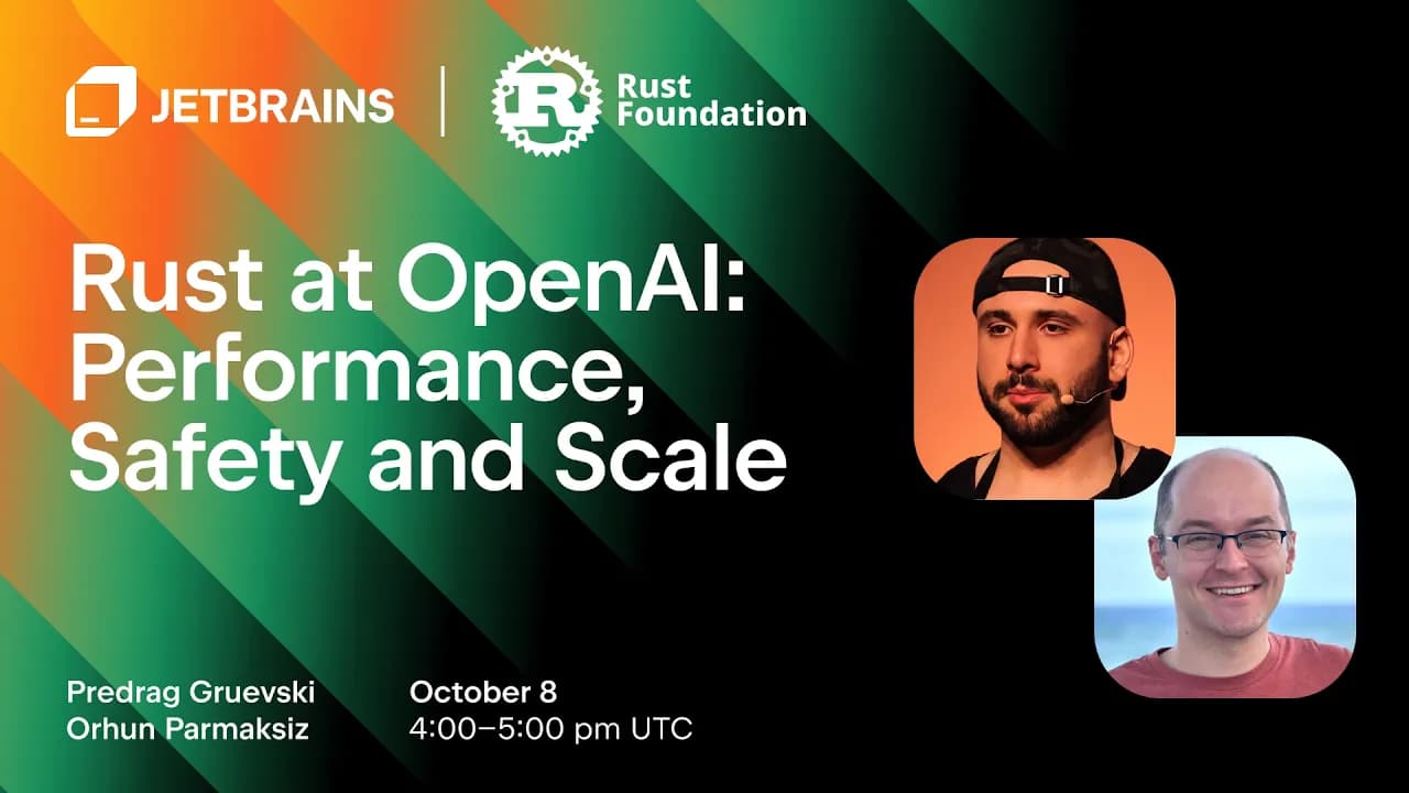 Rust at OpenAI: Performance, Safety and Scale