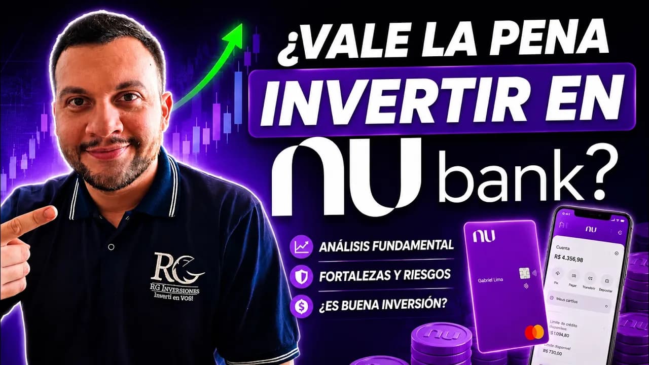 🔥Analicé NU Bank y esto fue lo que encontré 🤯¿La acción que podría sorprender a Wall Street? 🚀
