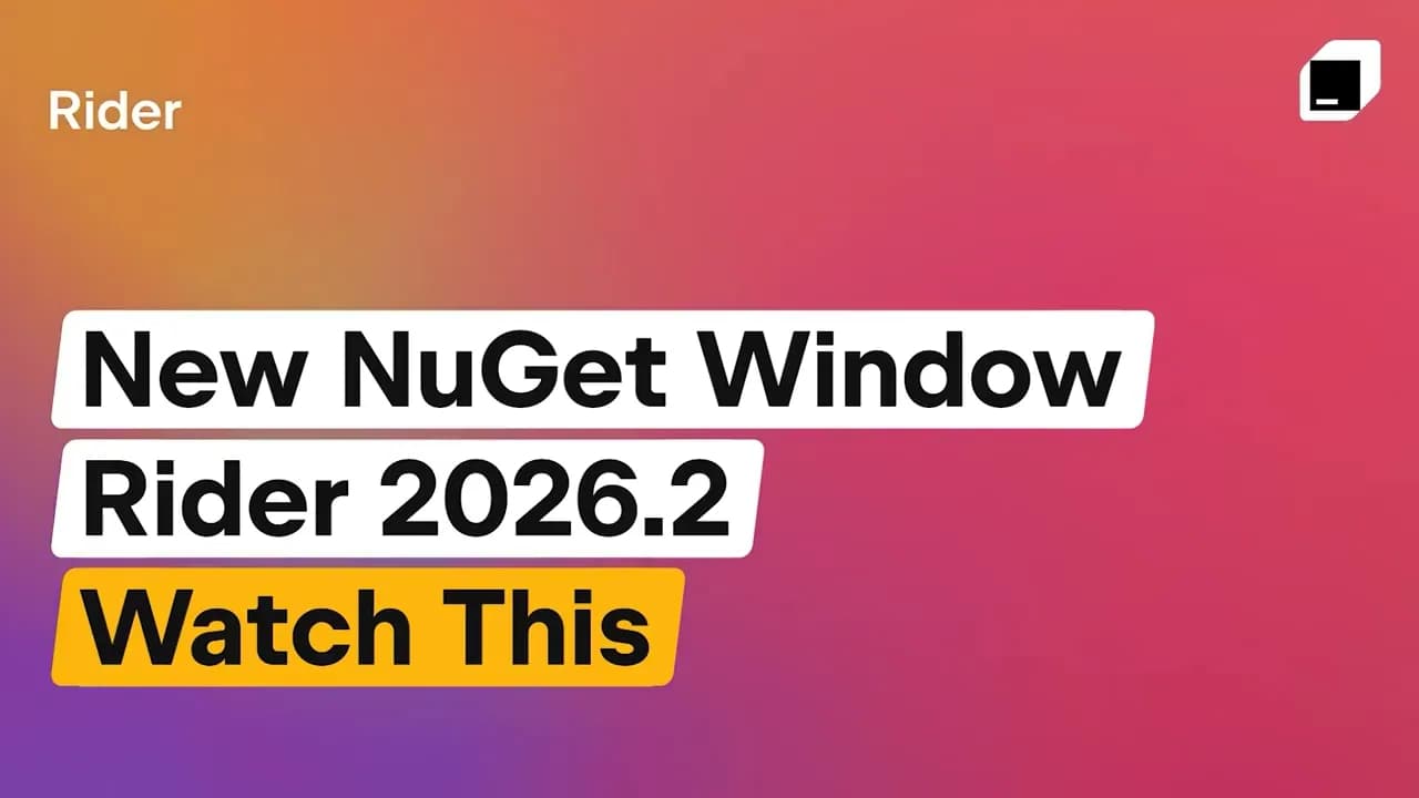 New NuGet Window in Rider