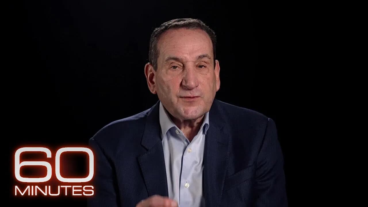 Hall of Fame basketball coach Mike Krzyzewski with a game plan for the country's future
