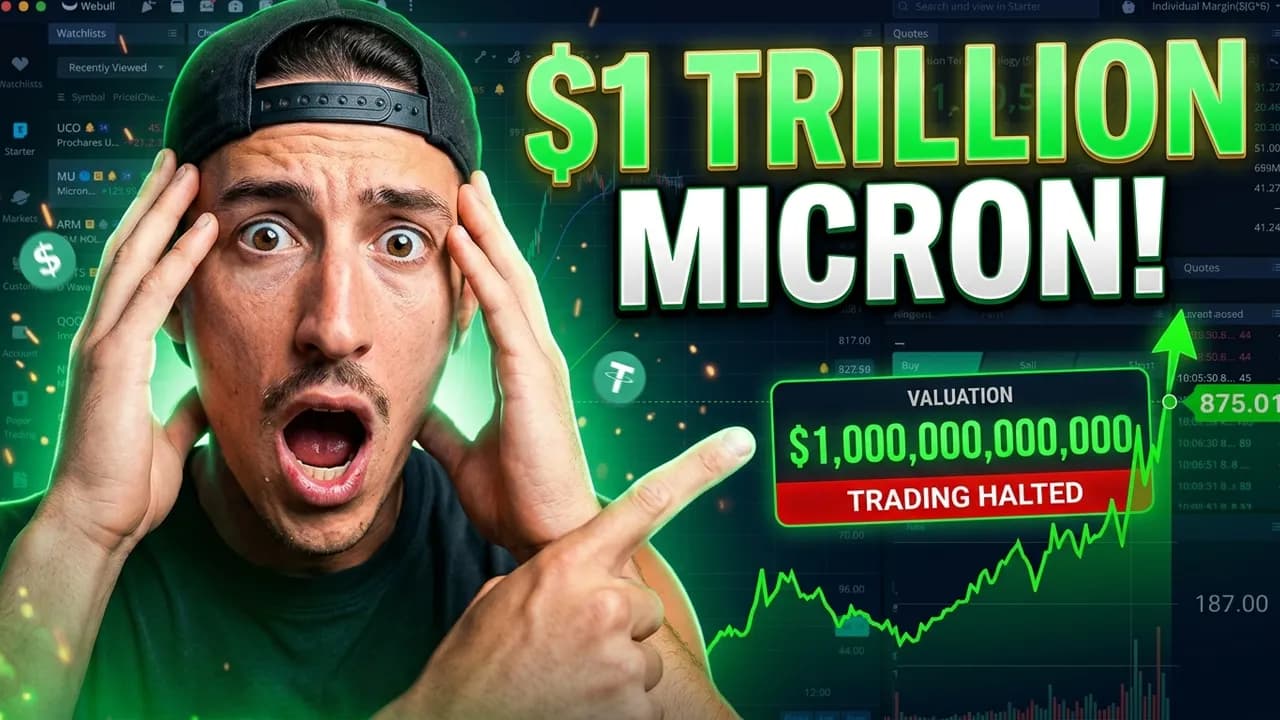 ALERT: MICRON HITS $1 TRILLION VALUATION TODAY!