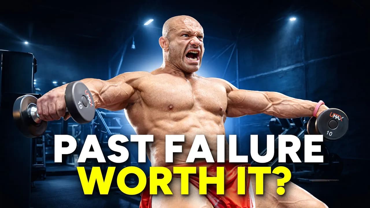 Training Past Failure BOOSTS Muscle Growth!? (New Study)
