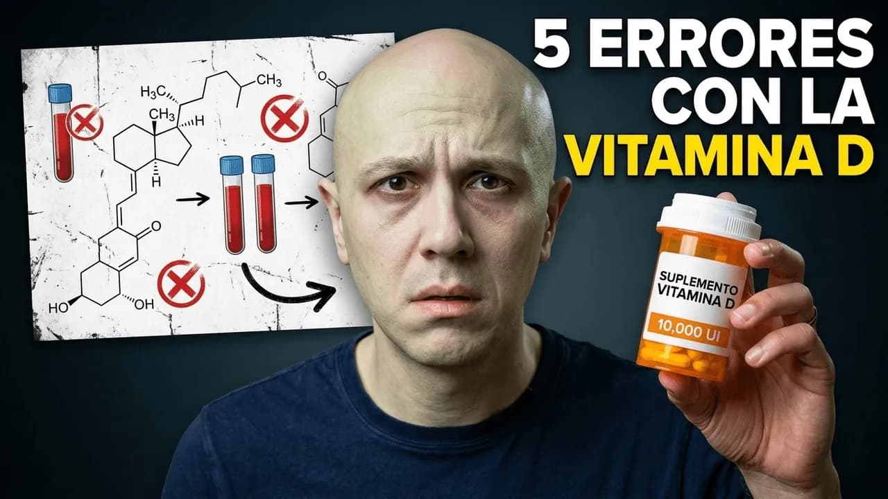 ¿Cómo Tomar CORRECTAMENTE VITAMINA D? Seguro Estas Cometiendo Estos 5 ERRORES