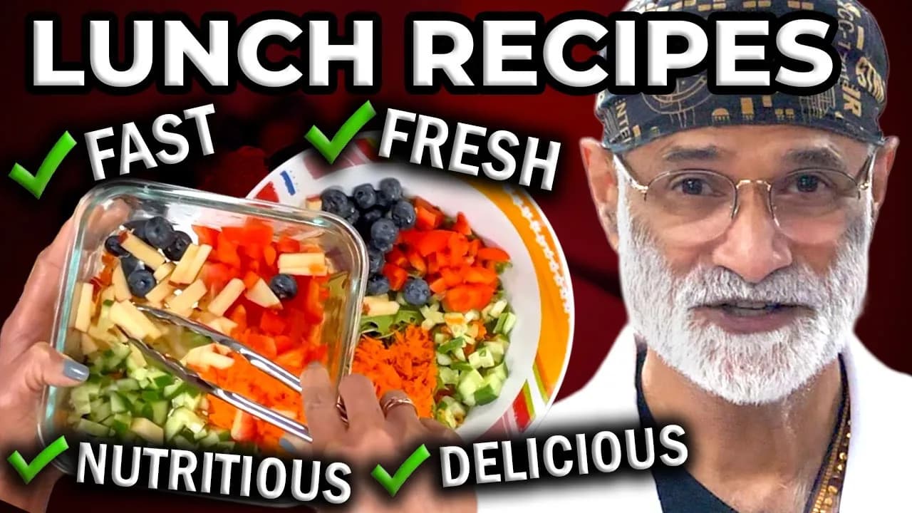 4 Fast & Easy Lunch Recipes to Fuel Your Body and Mind | Perfect for Work, School, or Home