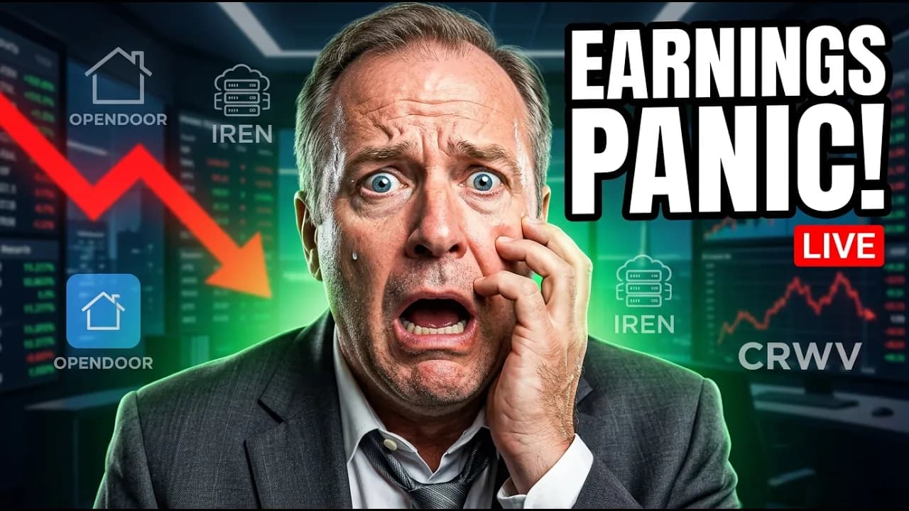 🚨 LIVE NOW: COIN, OPEN, IREN, CRWV EARNING REPORT 2026