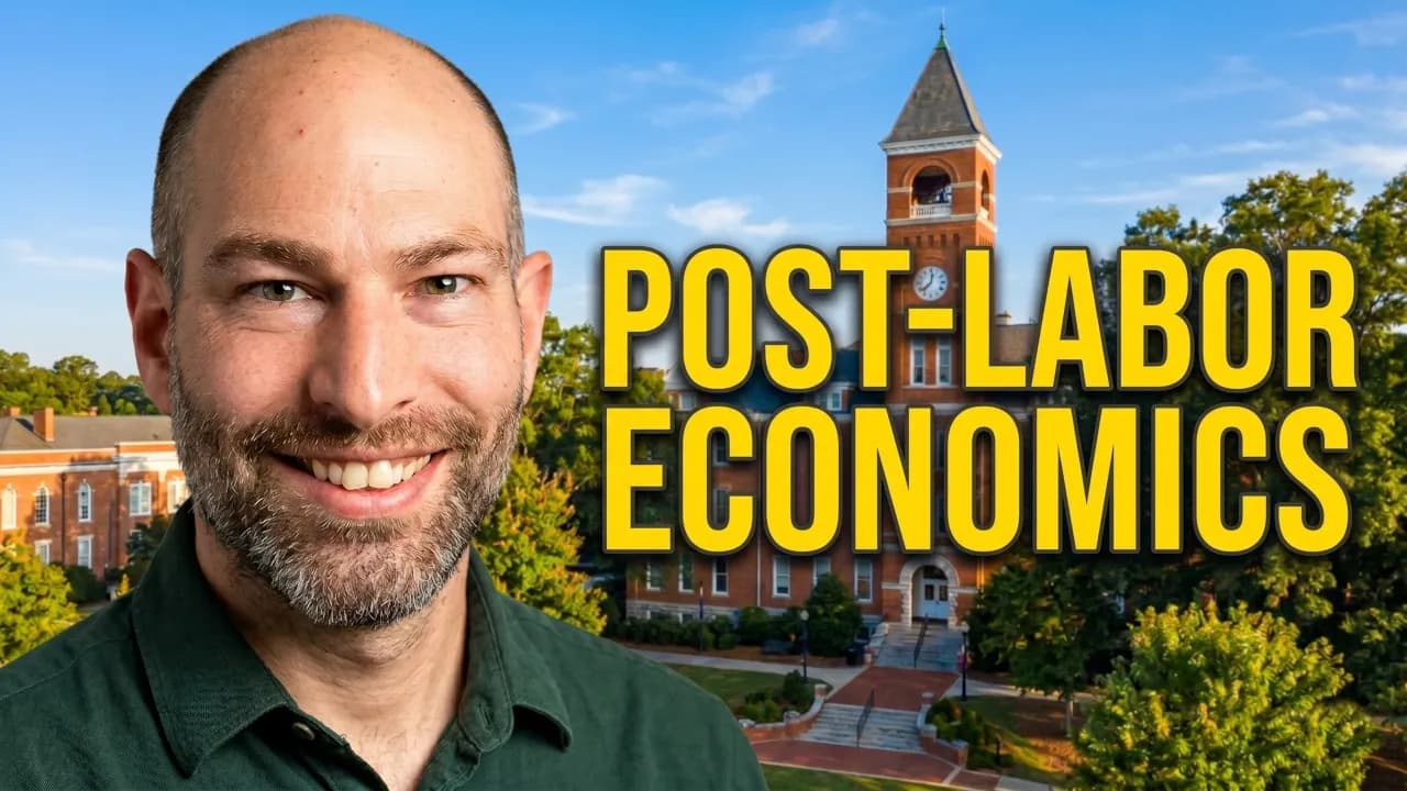 Post-Labor Economics in 60 minutes
