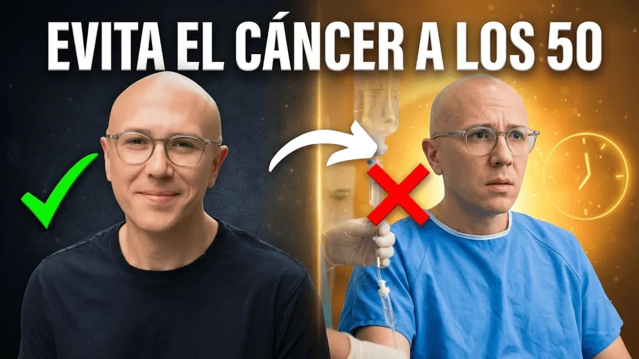 Estos Hábitos Van A Eliminar El Riesgo De CÁNCER Al 99% | Especialmente Si Eres Mayor a 50 Años