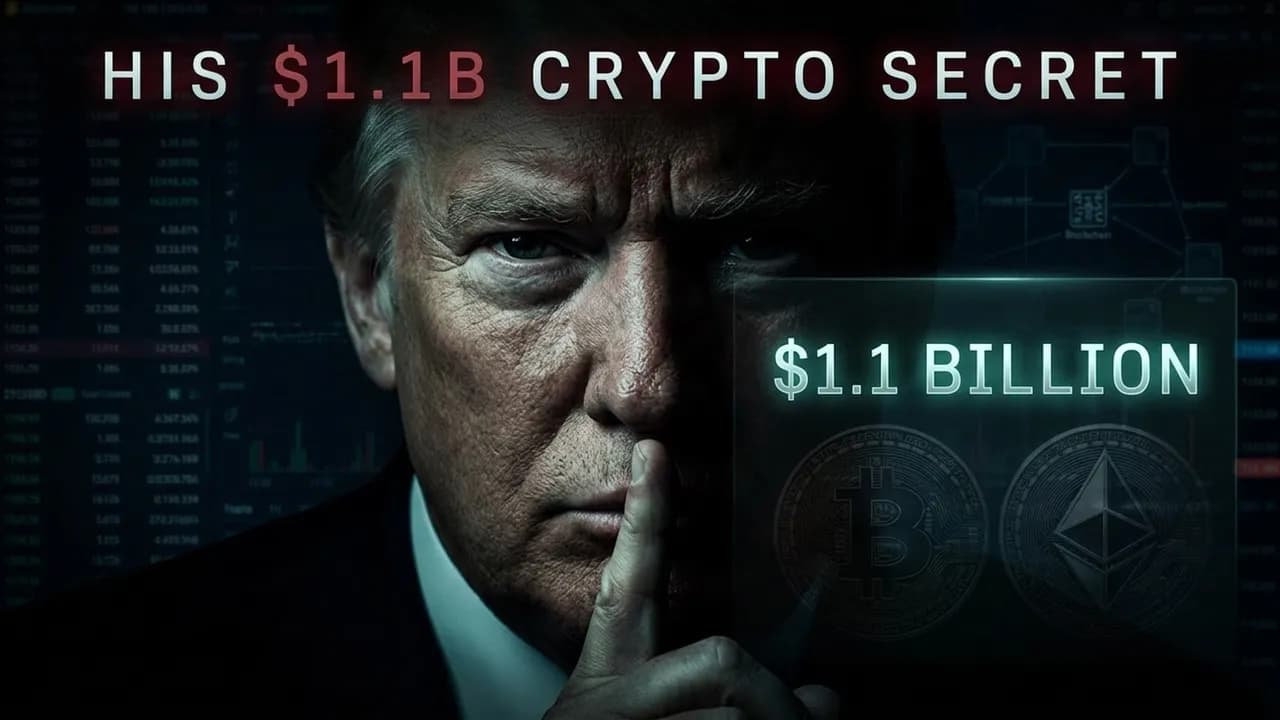 Breaking: Trump's $1.1 Billion Crypto Secret EXPOSED