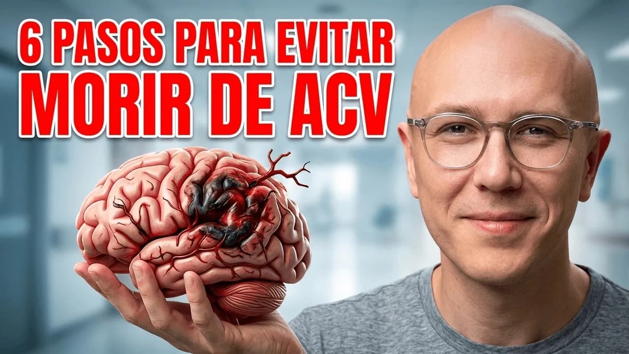 6 Pasos (MUY FÁCILES) Para Salvar La Vida De Alguien Que Tiene ACV (Derrame) Este Video Salva Vidas