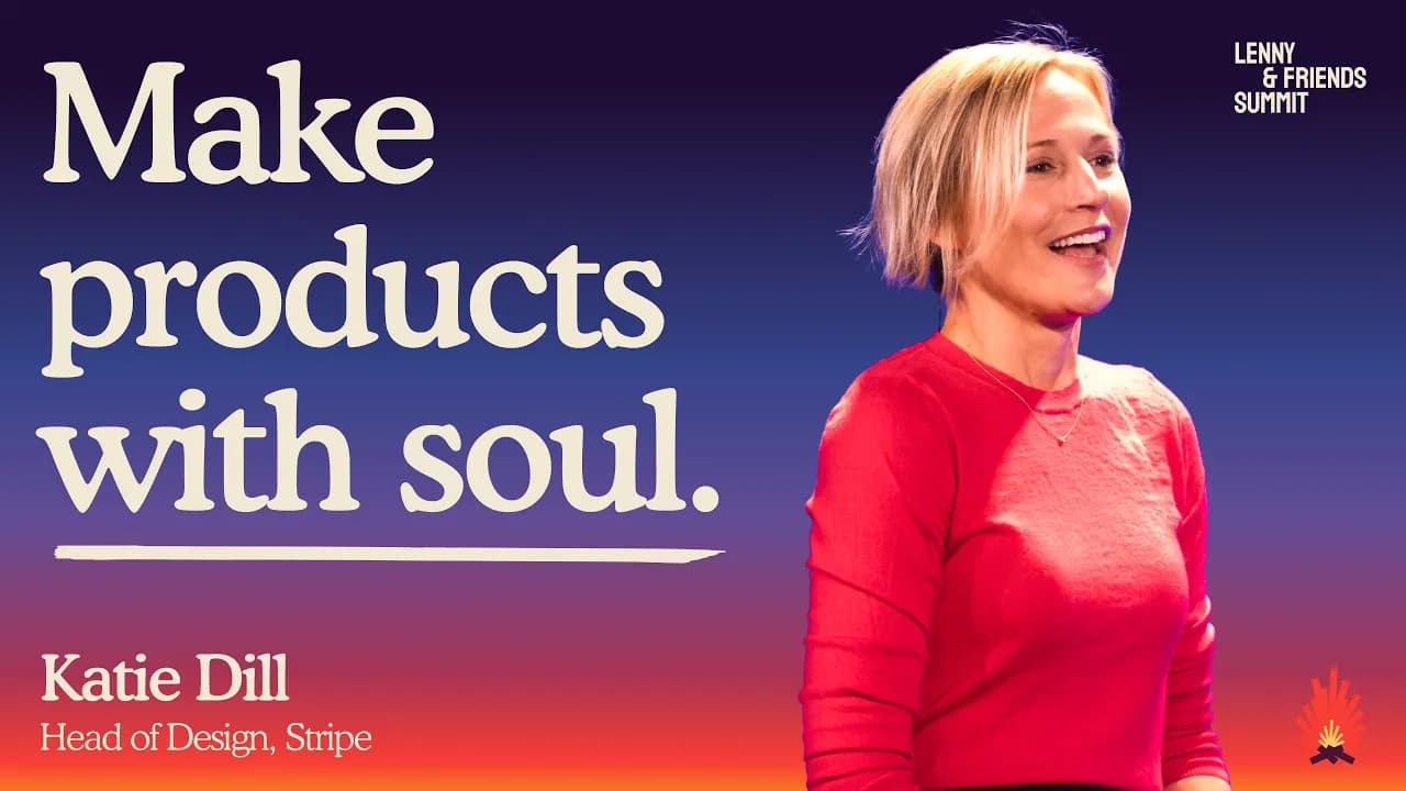 Raise the ceiling: how to scale intent, quality, and artistry with Al | Katie Dill (Stripe)
