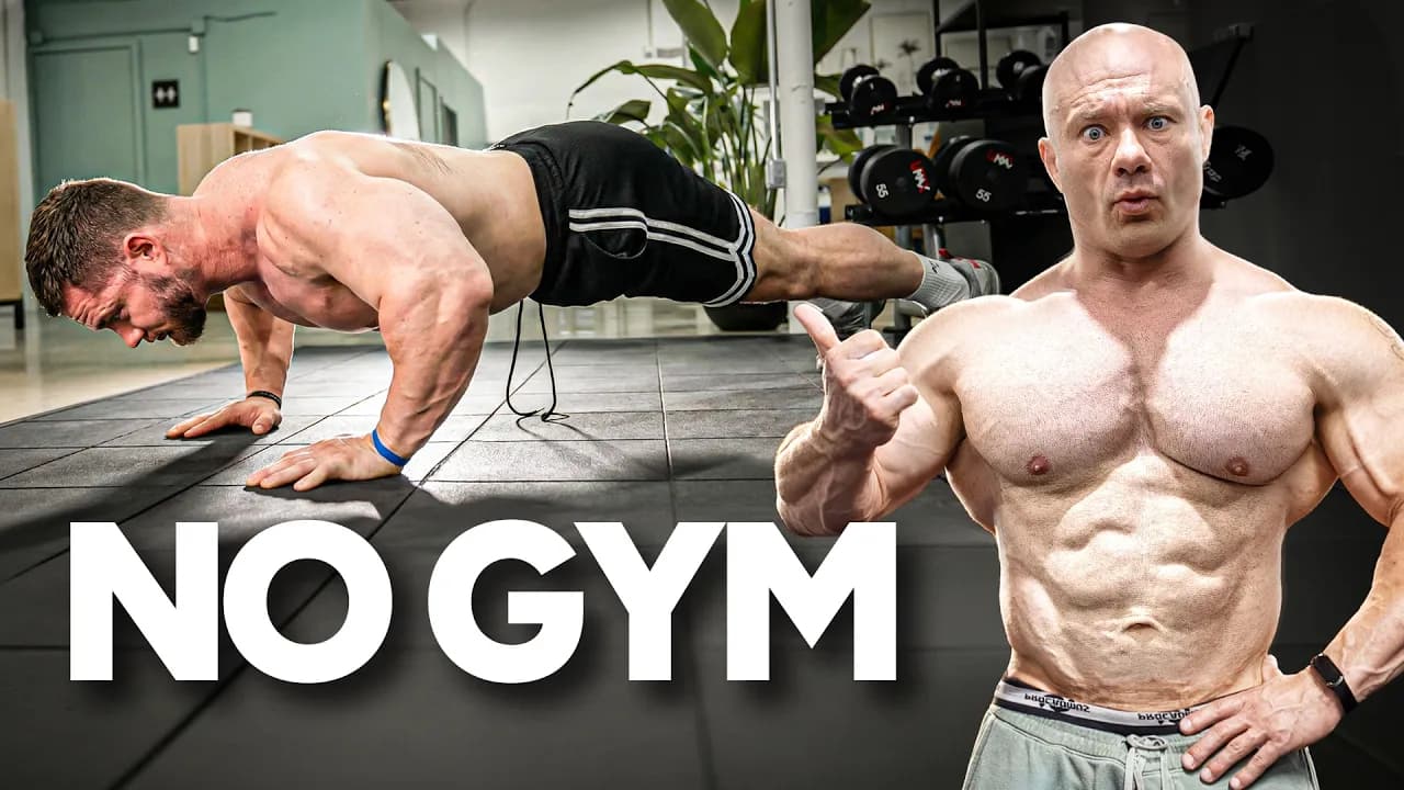 Best Bodyweight Only At-Home Workout for Muscle Growth (Minimal Equipment)