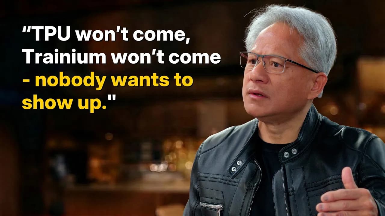 Jensen Huang – TPU competition, why we should sell chips to China, & Nvidia’s supply chain moat