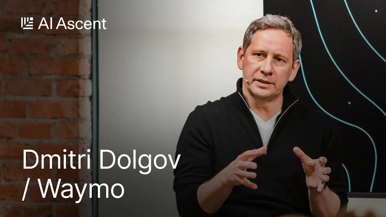 Waymo's Dmitri Dolgov: 20 Million Rides and the Road to Full Autonomy