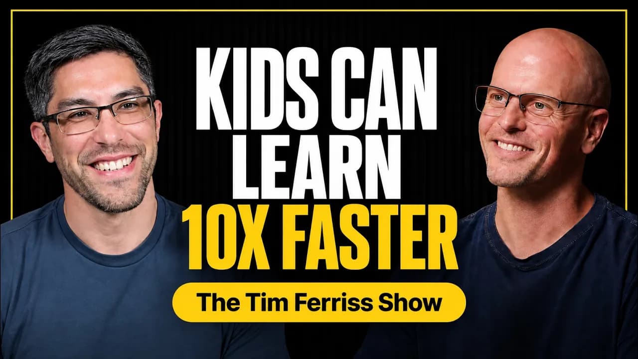 Why Kids Can Learn 10x Faster Than We Think — Niels Hoven of Mentava (Tim Coaching Session)