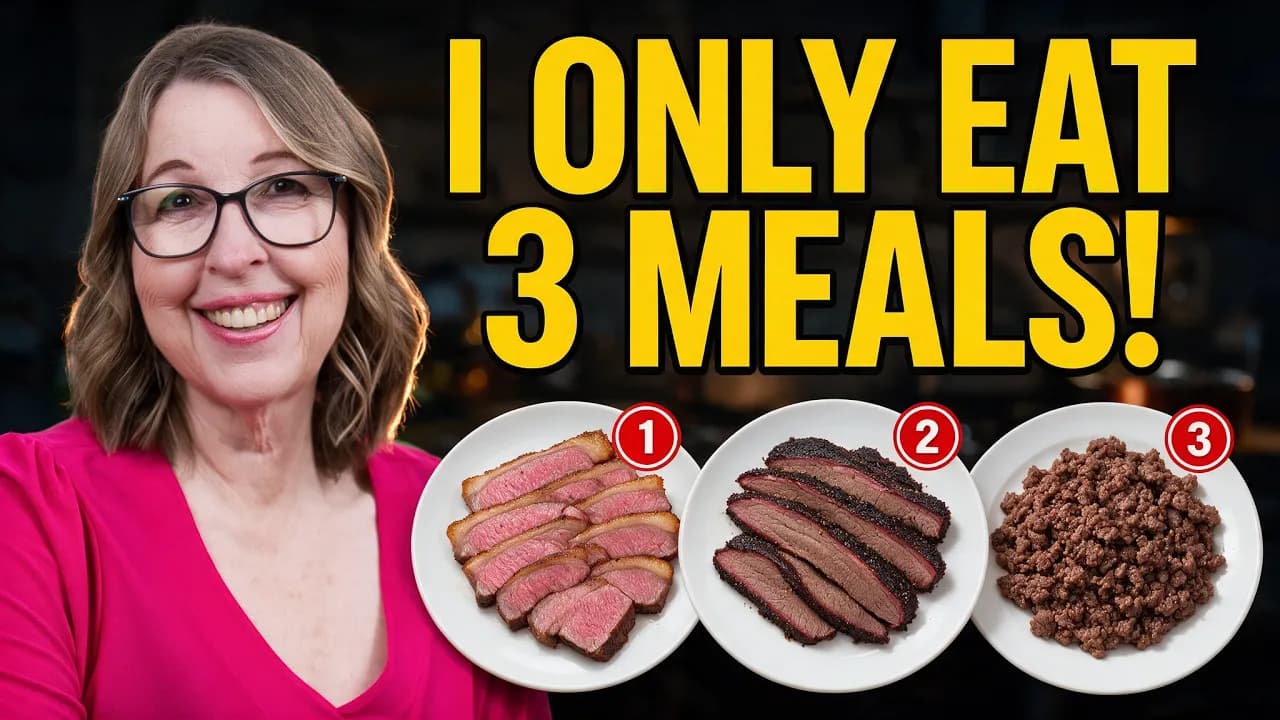 She Lost 150 Pounds Eating Only THESE 3 Carnivore Meals