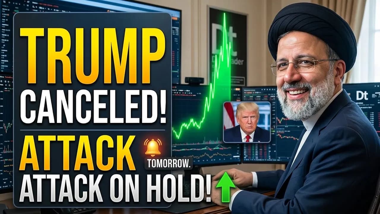 Alert: Trump Cancels Iran Attack Tomorrow...