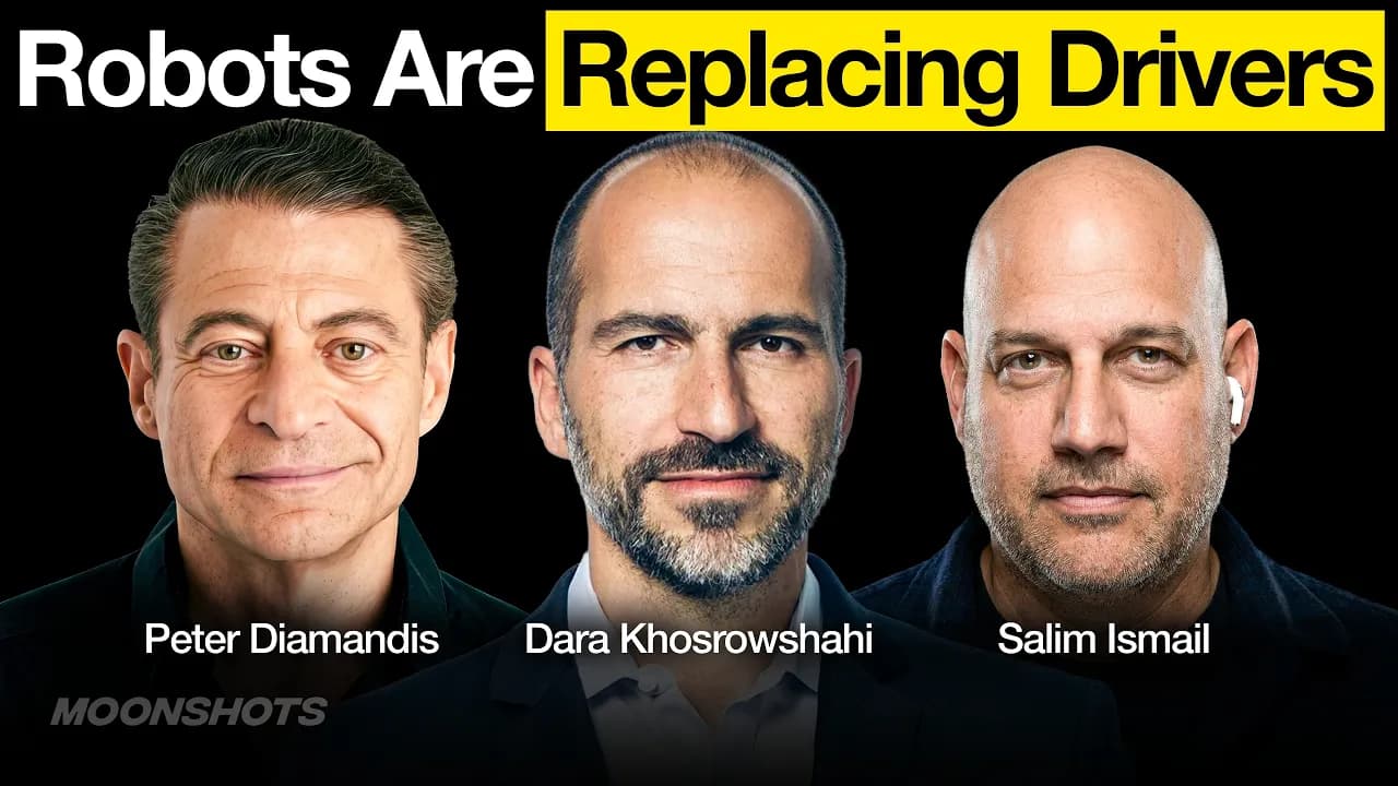 Uber’s Robotaxi Playbook, End of Human Driving & $10B Bet on Robots | Dara Khosrowshahi (Uber CEO)