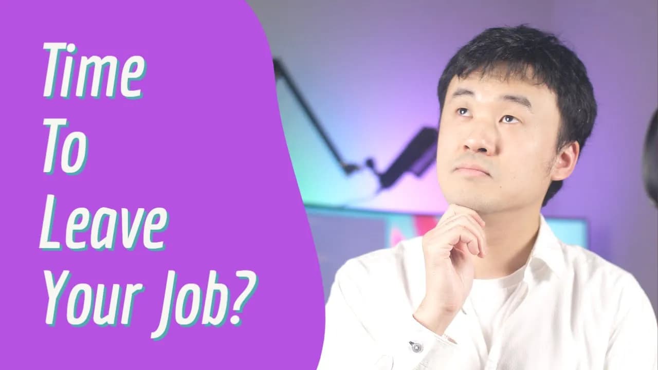 4 Questions to Ask Yourself Before Leaving Your Job  (From L8 SWE at Microsoft)