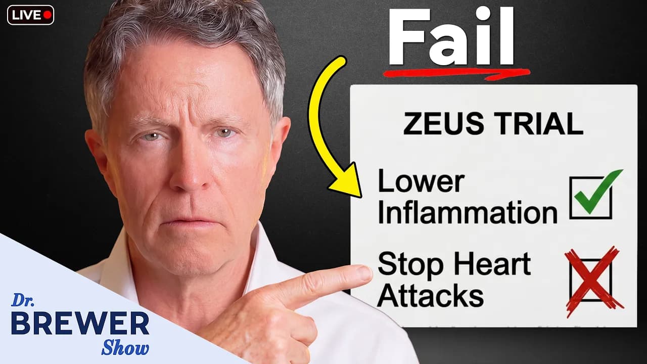 New Study: Lowering Inflammation Does NOT Stop Heart Attacks (Really?)