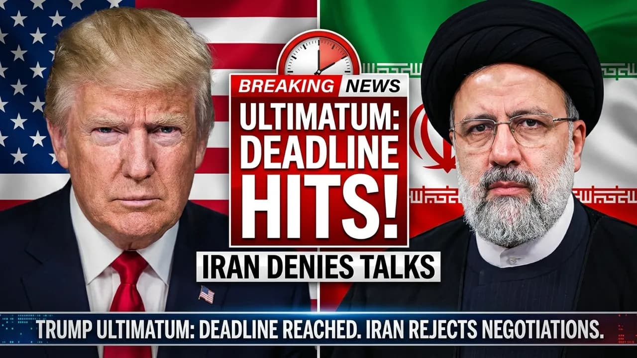 Breaking: Iran Denies Talks as Trump Ultimatum Deadline Hits