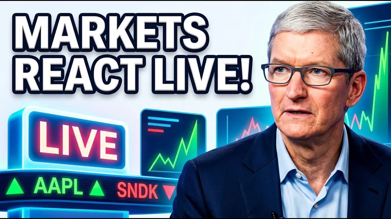 LIVE NOW: APPLE & SANDISK EARNING REPORT 2026
