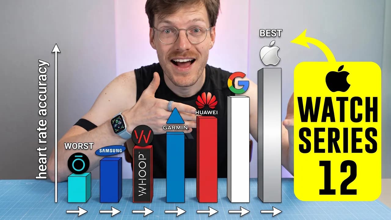 Apple Watch Series 12 Heart Rate Study: Ranking All Wearables!