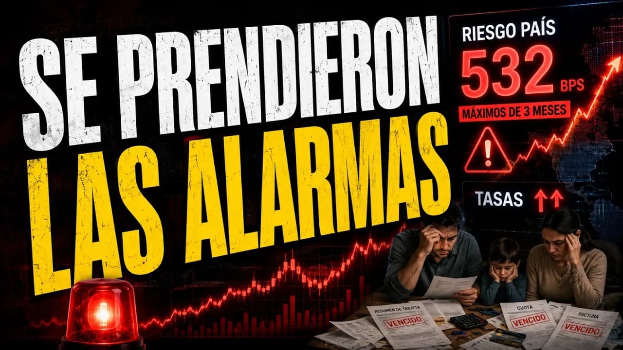 🚨 ¿QUÉ PASA EN ARGENTINA? 🇦🇷 😱 Riesgo país en MÁXIMOS, tasas bajo presión y FAMILIAS ENDEUDADAS 🤨