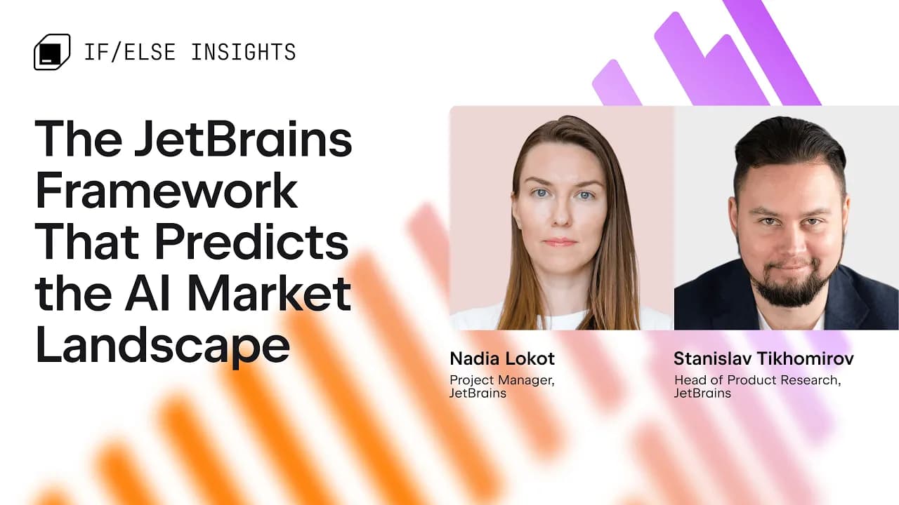 The Framework JetBrains Uses to Predict the AI Market Landscape