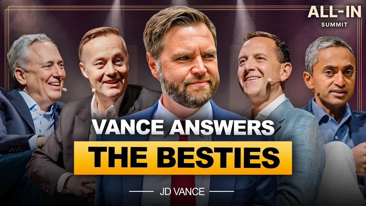 JD Vance on AI, Entitlement Fraud, Iran War, Israel, H-1B Abuse & the Midterms