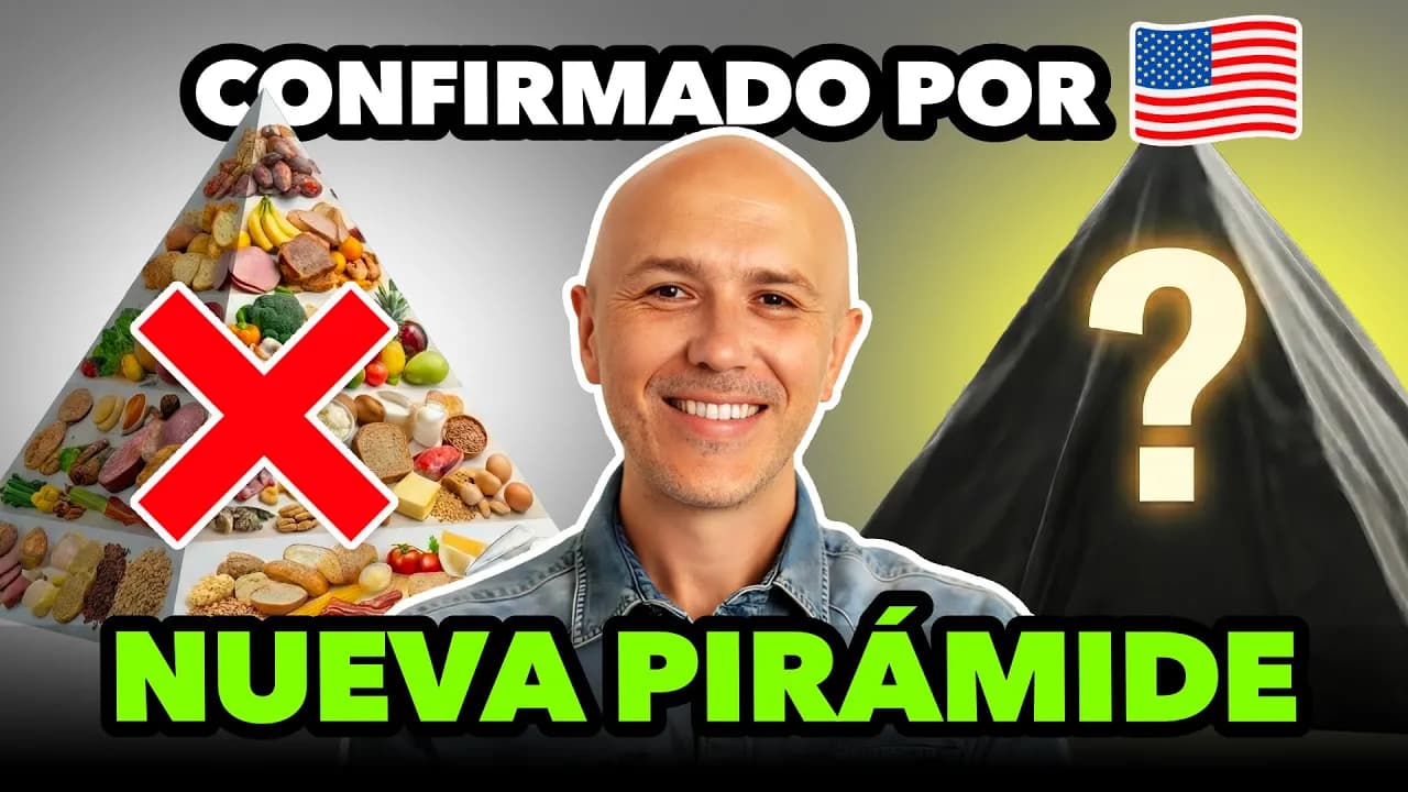¡Así DEBES COMER En 2026! Lo Confirma USA 🇺🇸 Hay NUEVA PIRÁMIDE Nutricional