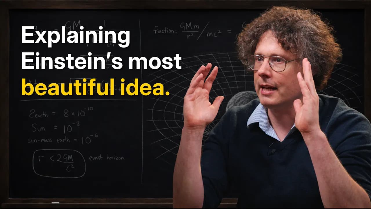 Einstein's happiest thought: General Relativity from scratch – Adam Brown