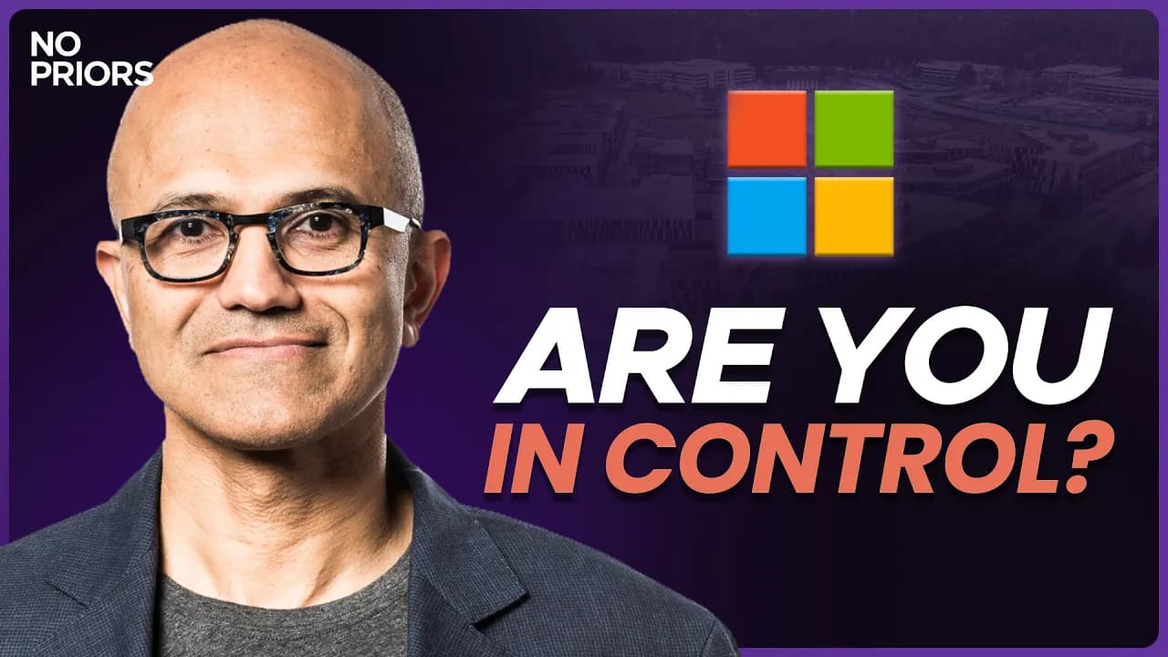 The Rise of the Full-Stack Builder and Hyper-Leveraged Generalist with Microsoft CEO Satya Nadella