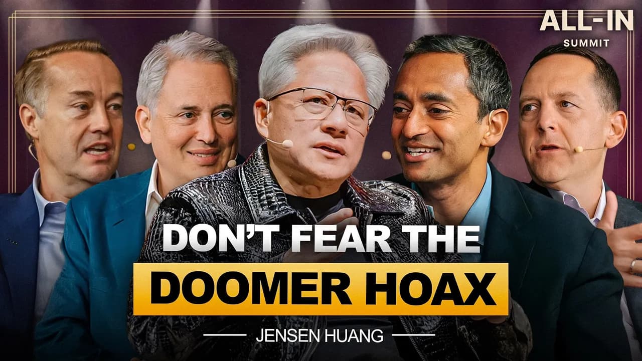 Jensen Huang: The Doomer Hoax, Superintelligence is Here, and The Future of AI (ft. President Trump)