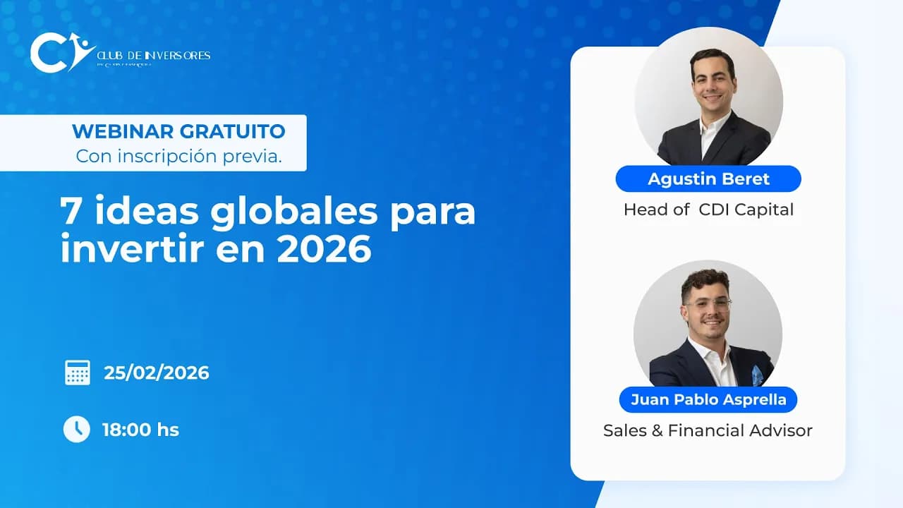 Webinar: 7 ideas globales para invertir en 2026