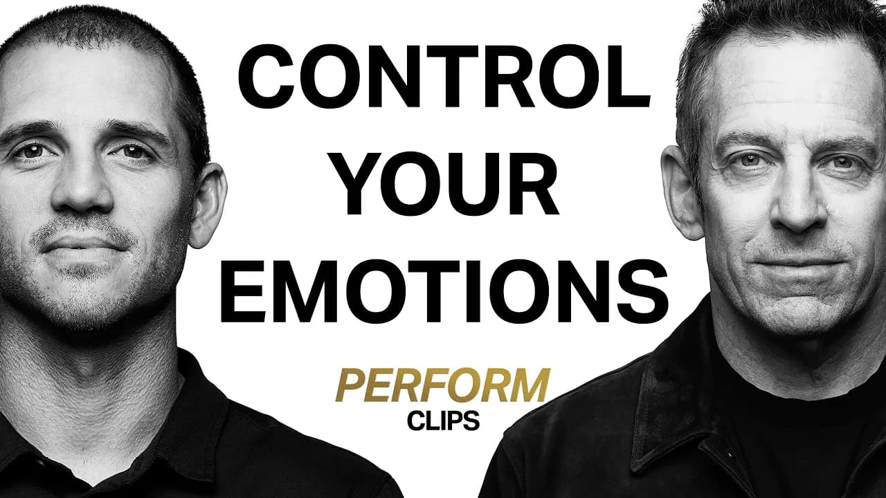How to Stop Letting Emotions Control You | Sam Harris & Dr. Andy Galpin