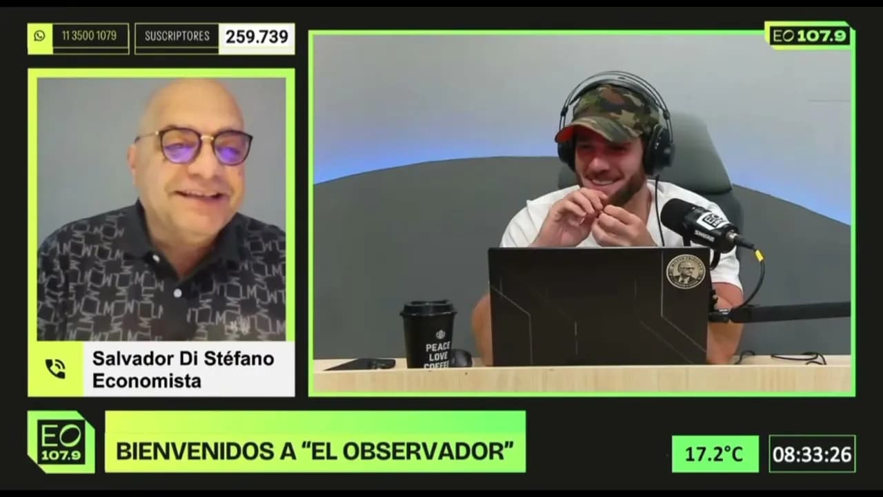 Salvador Di Stefano en @ElObservador107.9