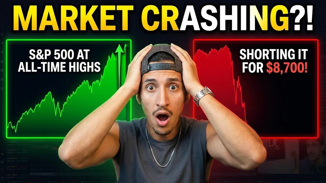 The S&P 500 Is At All-Time Highs... I'm Shorting It!