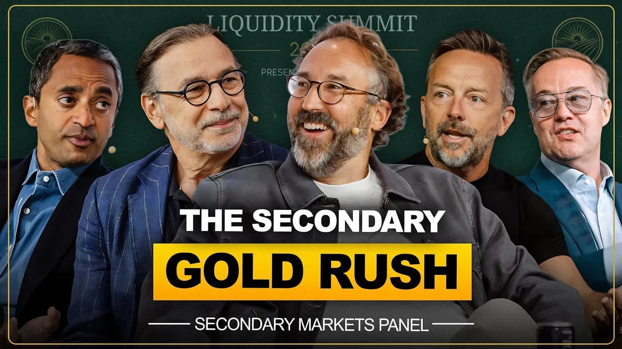 Why Secondary Markets Are Eating the IPO | All-In Liquidity Secondary Markets Panel