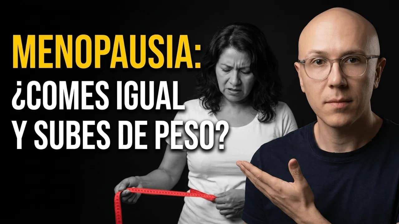 Bajar de peso en la menopausia: el error que te frena y lo que sí funciona
