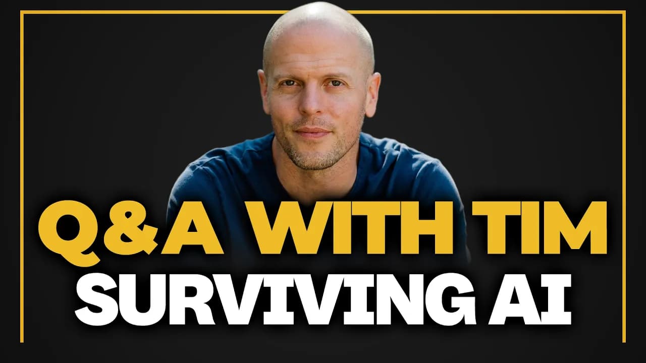 Q&A with Tim — The Upcoming AI Tsunami and Building Offline Advantage