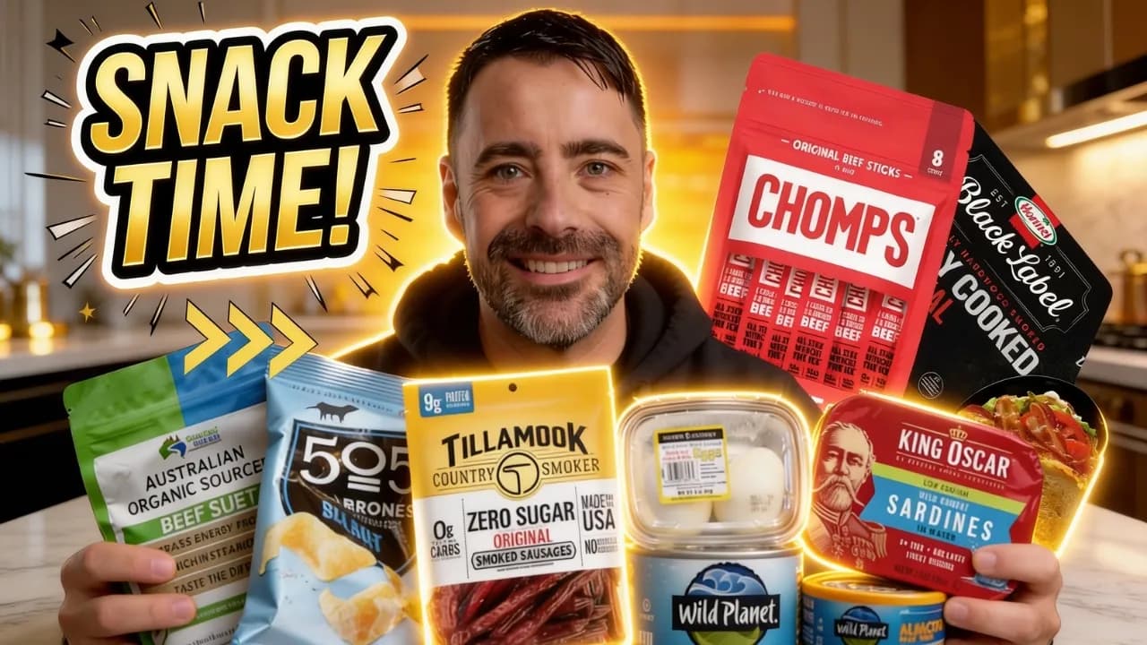 10 LEGIT Carnivore Snacks- NO COOKING, NO EXCUSES!