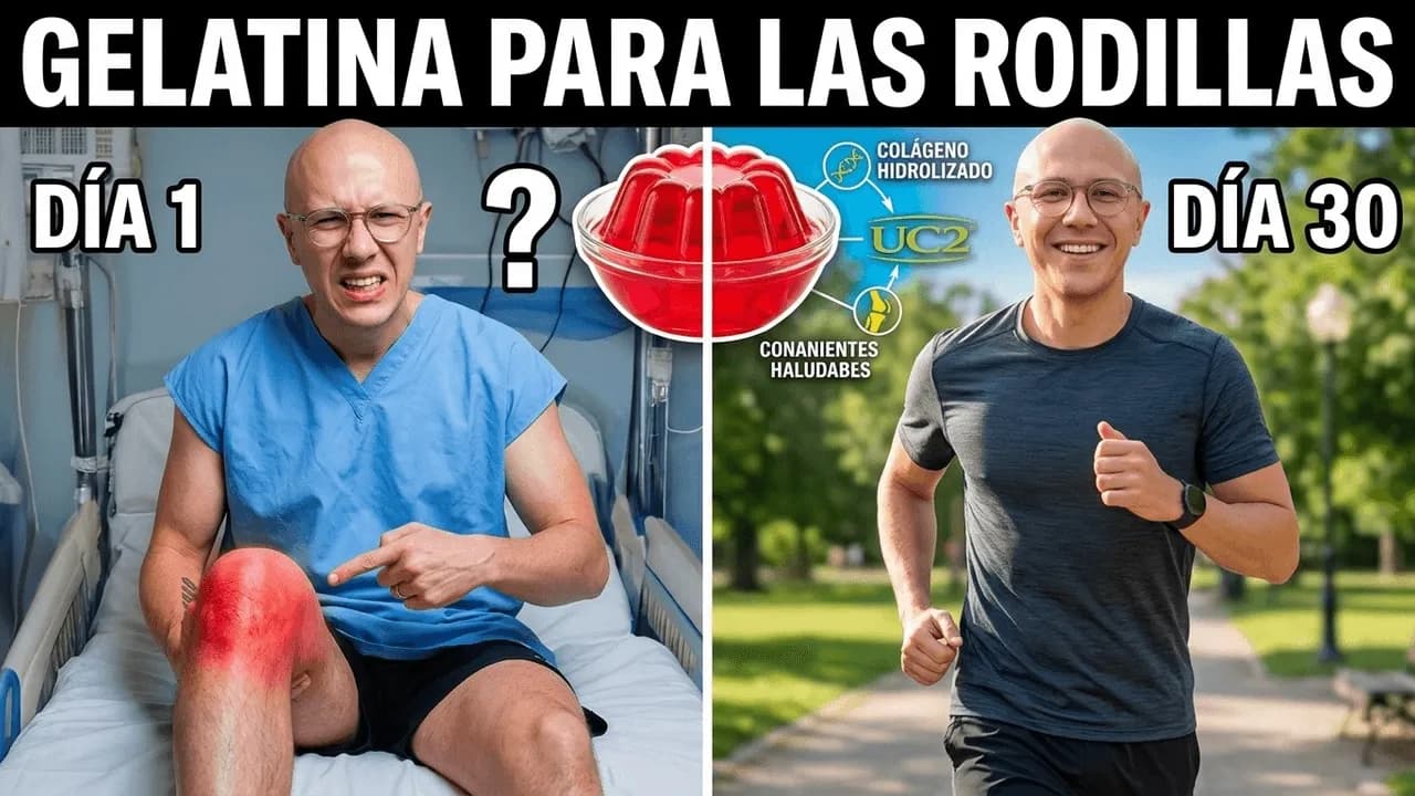 Nunca Más Te Volverán A Doler Las Rodillas Después De Ver Esto | Gelatina Y Colágeno Para Rodillas