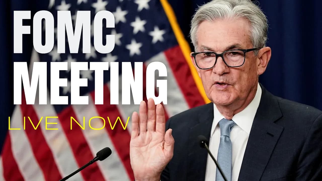 LIVE NOW: FOMC RATE DECISION & PRESS CONFERENCE